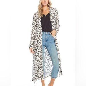 Saltwater Luxe Leopard Robe. Size Medium.